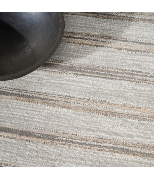Calvin Klein CK011 Verdant Grey Mocha VRD03 5 ft. X 7 ft. Rect. Rug