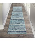 Nourison Passion Runner Area Rug PSN26-Navy Blue