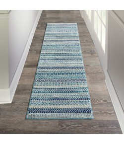 Nourison Home Passion PSN26 Navy Blue 2 ft. 2 in. X 7 ft. 6 in. Area Rug