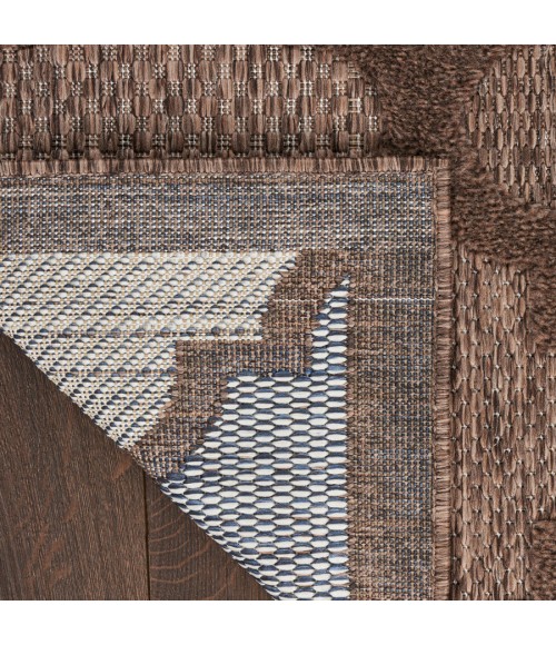 Nourison Home Easy Care Brown NES01 2 ft. X 6 ft. Rectangle Rug