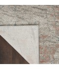 Nourison RUSTIC TEXTURES Area Rug Nourison Rustic Textures Area Rug RUS15-Light Grey/Rust
