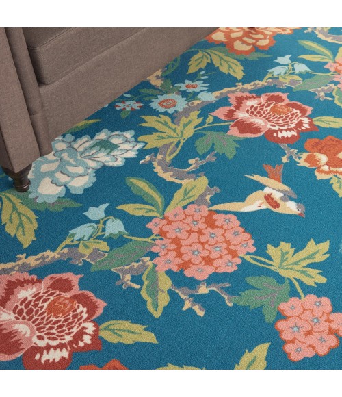 Waverly Sun N' Shade Area Rug SND82 Blue/Multicolor 10' x 13'
