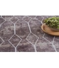 Nicole Curtis Machine Washable Series 1 Mocha SR107 2 ft. 2 in. X 8 ft. Rectangle Rug