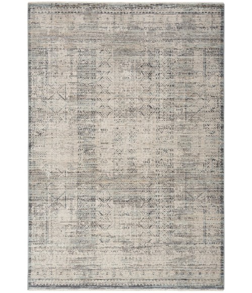 Nourison Nyle Ivory Blue NYE06 5 ft. 3 in. X 7 ft. 10 in. Rect. Rug