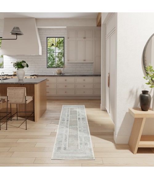Nourison Glam Ivory Multicolor GLM07 2 ft. 3 in. X 7 ft. 6 in. Rect. Rug