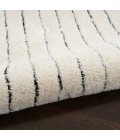 Nourison Cozy Modern Ivory Black Rug CMD01 5 ft. 3 in. X 7 ft. Rect. - Rugs Town Nourison Cozy Modern Ivory Black CMD01 5 ft. 3 in. X 7 ft. Rect. Rug