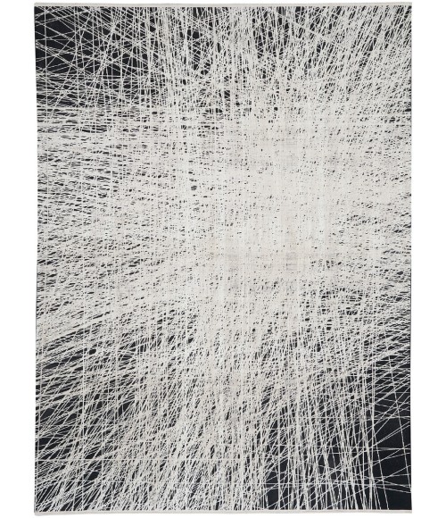 Calvin Klein Balian Area Rug CK55 Black/Silver