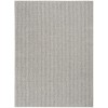 Nourison Natural Texture Ivory Grey NTX01 6 ft. X 9 ft. Rect. Rug