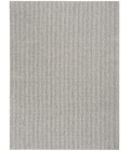 Nourison Natural Texture Ivory Grey NTX01 6 ft. X 9 ft. Rect. Rug