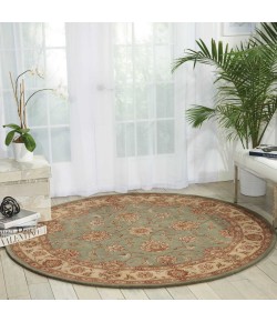 Nourison 2000 - 2210 Blue Area Rug 4 ft. X Round