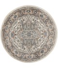 Nourison Quarry Ivory Grey QUA05 4 ft. X Round Rug