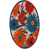 Nourison Aloha Multicolor ALH33 5 ft. 3 in. Round Rug