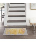 Nourison Prismatic Area Rug PRS19 Grey/Gold 2' x 3'