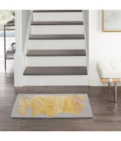 Nourison Prismatic - Prs19 Grey Gold Area Rug 2 ft. X 3 ft. Rectangle