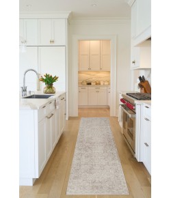Nourison Outlines Ivory Grey OLN04 2 ft. 2 in. X 10 ft. Rect. Rug