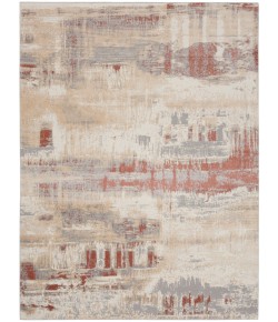 Calvin Klein Ck005 Enchanting - Ech02 Grey Rust Area Rug 8 ft. X 10 ft. Rectangle