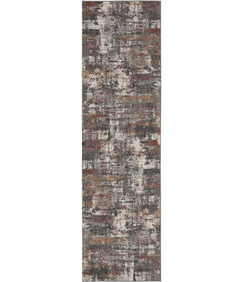 Nourison Ludlow Grey/Multi LDW02 2 ft. 2 in. X 7 ft. 6 in. Rect. Rug