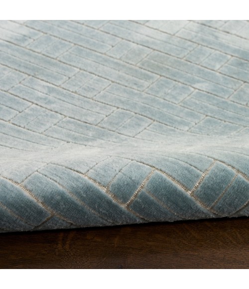 Nourison Washable Charm Blue Ivory WCH02 4 ft. X 6 ft. Rect. Rug