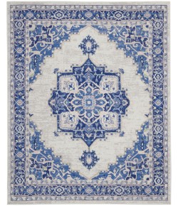 Nourison Whimsicle - Whs03 Ivory Blue Area Rug 8 ft. X 10 ft. Rectangle