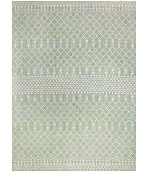 Nourison Positano Blue Green POS02 8 ft. X 10 ft. Rect. Rug