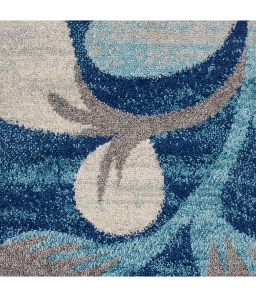 Nourison TRANQUIL Area Rug Nourison Tranquil Area Rug TRA03-Navy