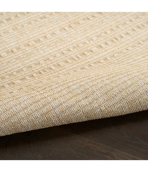 Nourison Tulum Cream TLM01 2 ft. 2 in. X 10 ft. Rect. Rug