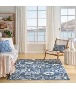 Nourison Aloha Blue ALH17 5 ft. 3 in. X 7 ft. 5 in. Rect. Rug