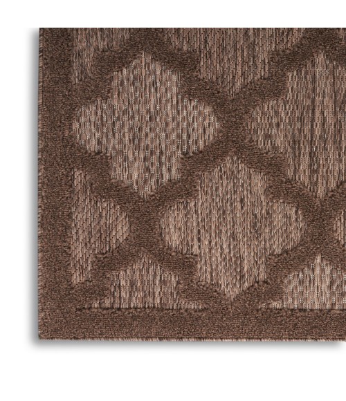 Nourison Easy Care Brown NES01 10 ft. X 14 ft. Rect. Rug