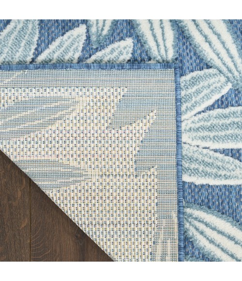 Nourison Aloha Blue ALH18 5 ft. 3 in. X 7 ft. 5 in. Rect. Rug