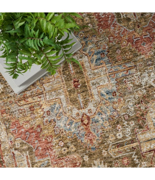 Nourison Petra Green PTR01 7 ft. 10 in. X 10 ft. 4 in. Rect. Rug