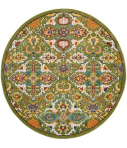 Nourison Allur - Alr03 Sage Ivory Area Rug 5 ft. 3 in. X Round