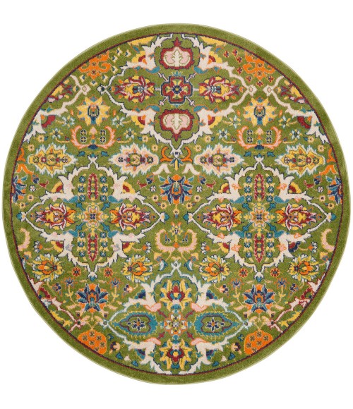 Nourison Allur Area Rug ALR03 Sage Ivory