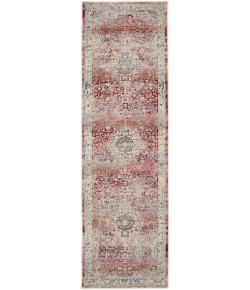 Nourison Vintage Kashan - Vka07 Red Ivory Area Rug 2 ft. 4 X 8 ft. Rectangle