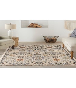 Nourison Allur Beige ALR03 4 ft. X 6 ft. Rectangle Rug