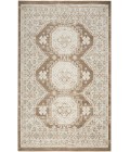 Nourison Serenity Home Ivory Mocha SRH01 5 ft. 3 in. X 7 ft. 3 in. Rectangle Rug