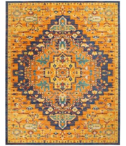 Nourison Allur - Alr04 Orange Multicolor Area Rug 7 ft. 10 X 9 ft. 10 Rectangle