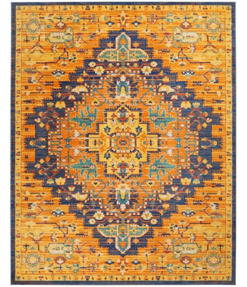 Nourison Allur Area Rug ALR04-Orange Multicolor