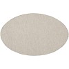 Nourison Courtyard Ivory/Silver COU01 4 ft. Round Rug
