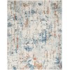 Nourison Quarry Beige Blue Rust QUA01 5 ft. X 7 ft. Rect. Rug