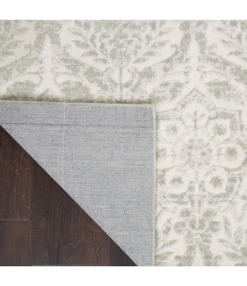 Nourison SAHARA Area Rug kathy ireland Home Sahara Area Rug KI390-Ivory/Silver