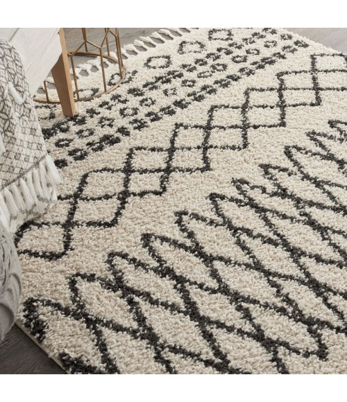 Nourison MOROCCAN SHAG Area Rug Nourison Moroccan Shag Area Rug MRS02-Cream