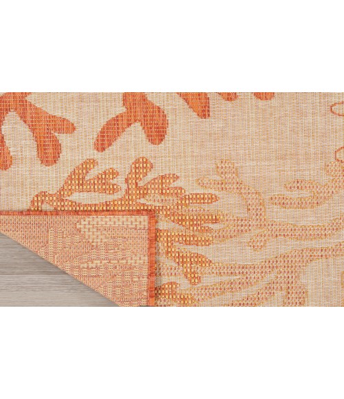 Nourison Garden Oasis Coral Rug GOA05 9 ft. X 12 ft. Rectangle - Rugs Town Nourison Garden Oasis Coral GOA05 9 ft. X 12 ft. Rectangle Rug