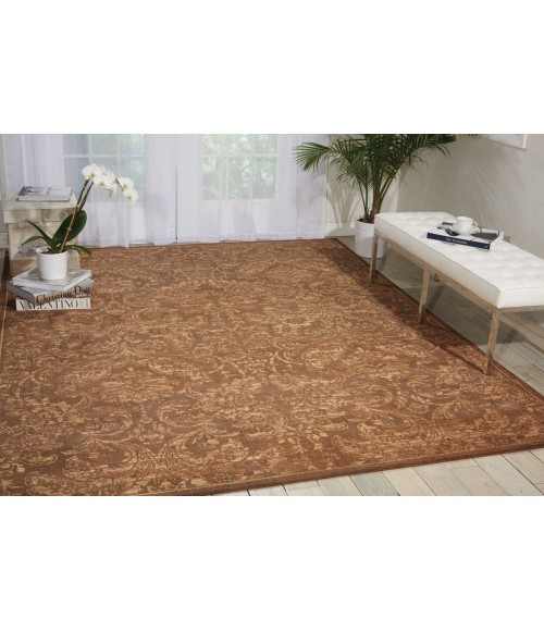 Nourison Silken Allure Area Rug SLK19-Chocolate