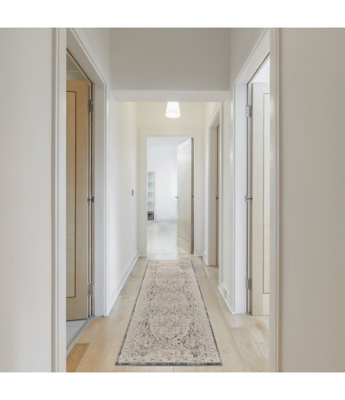 Nourison Lynx Ivory Charcoal Rug LNX01 12 ft. Rect. - Rugs Town Nourison Lynx Ivory Charcoal LNX01 12 ft. Rect. Rug