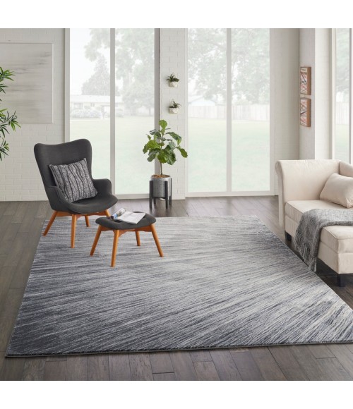 kathy ireland Home Moroccan Celebration Area Rug KI389-Blue/Grey