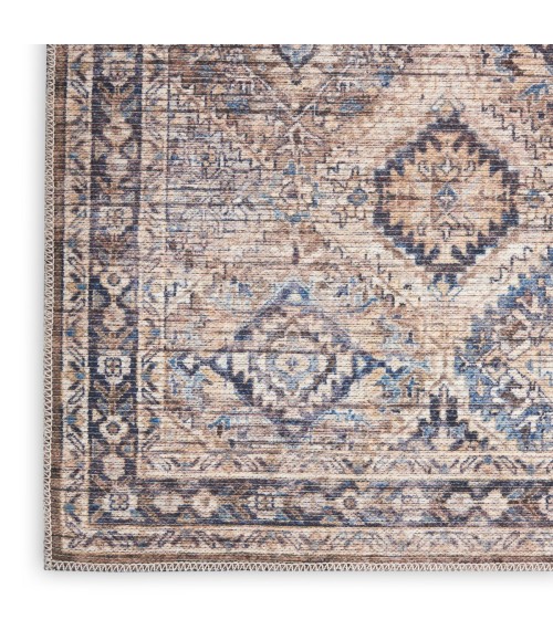 Nicole Curtis Machine Washable Series 1 Area Rug SR103 Ivory/Latte 8' x 10'