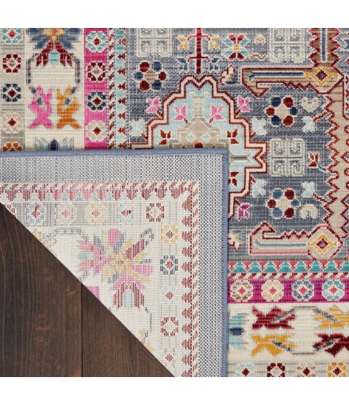 Nourison Vintage Kashan Area Rug VKA05-Grey/Multi