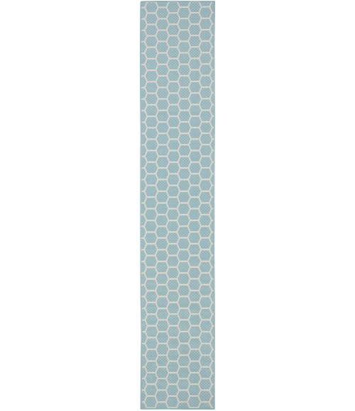 Nourison Twist Reversible Aqua TWS01 10 ft. Rect. Rug