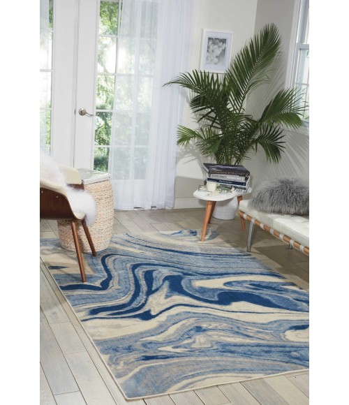 Nourison Somerset Area Rug ST749-Light Blue