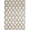 Nourison Amore - Amor2 Ivory Blue Area Rug 10 ft. X 13 ft. Rectangle